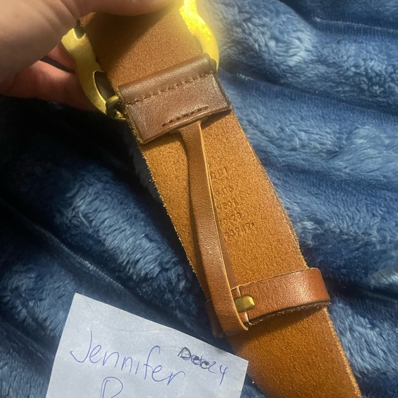 Gucci Brown Leather Belt wide size 70/28 - Picture 4 of 4